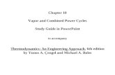 Chapter 10 Vapor and Combined Power Cycles