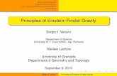 Principles of Einstein-Finsler Gravity