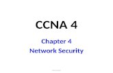 CCNA 4 - Chap 4 - Network Security for Students #1