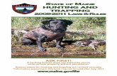 2009-2011 State of Maine Hunting and Trapping Rules