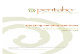Pentaho Creating Solutions 1.1.4