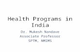 Health Programs in India - RNTCP