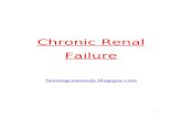 Case+Study Chronic Renal Failure