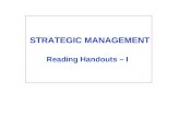 Strategic Mgt - Handouts - I