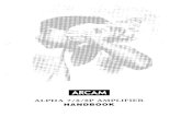 Arcam Alpha 8 User Manual