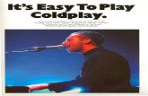 Book- coldplay- all songs on piano