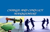Change & Conflict Management