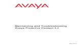 Maintaining and Troubleshooting Avaya Dialer