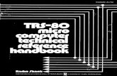 Trs-80 Micro Computer Technical Reference Handbook 2nd 1982 Radio Shack
