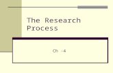 Ch-4 the Research Process