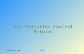 4 Air Pollution Control Methods