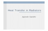 Heat Transfer in Radiators