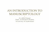 A Survey of manuscriptology