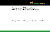 Aspen-Physical Property System Physical Property Models