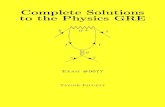 Complete Solutions to the Physics GRE: PGRE9677