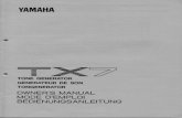 Yamaha Tx7 Manual