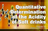 Quantitative Determination of the Acidity of Soft Drinks