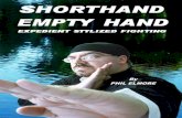 Shorthand Empty Hand by Phil Elmore (Second Edition)