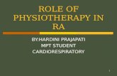 Role of Physiotherapy in Ra