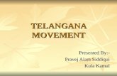 Telangana Movement Presentation