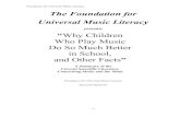 Foundation for Universal Music Literacy