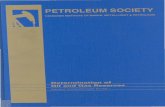 Petroleum Society Monograph 1- Determination of Oil and Gas Reserves