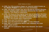 Brief History of Java