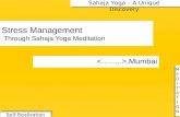 Stress Management thru Sahaja Yoga (always Free)