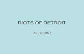 Riots of Detroit