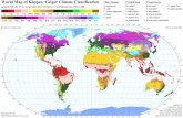 World Map of Köppen−Geiger Climate Classification