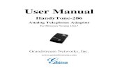 Grandstream HandyTone 286 Manual
