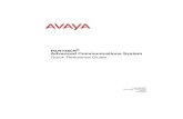 Avaya Partner ACS Quick Reference Guide