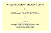 Energy Audits in Thermal Power Station