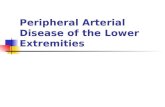 Peripheral Arterial Disease of the Lower Extremities