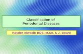 CLASSIFICATION OF PERIODONTAL DISEASES - 3rd year
