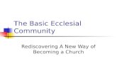 The Basic Ecclesial Community