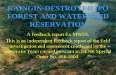 Kaingin-Destroyed Ipo Forest and Watershed - A Powerpoint Presentation
