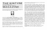 Kintyre Magazine - Contents Pages Only