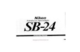Nikon sb24 user manual