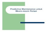 Predictive Maintenance for Rotating Machineries