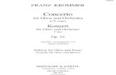 franz KROMMER oboe concerto OP 52- oboe solo