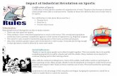 Impact of the Industrial Revolution on Sports