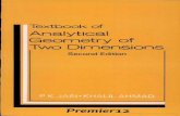 A Textbook of Analytical Geometry of Two Dimensions