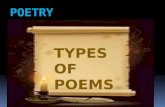 Slides on Types of Poems and Poetic Devices