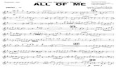 All of Me - Arr Ivanusic - Satb - Score (Saxophone Quartet)