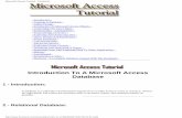 (eBook - PDF) Microsoft Access Tutorial