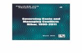 Governing Castes and Managing Conflicts - Bihar 1990-2011