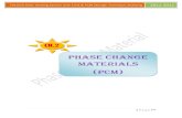 Phase Change Materials(PCM)