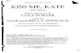 Kiss Me, Kate (Revival) - Piano Conductor Score