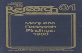 NIDA.rm.31.Marijuana Research Findings - 1980